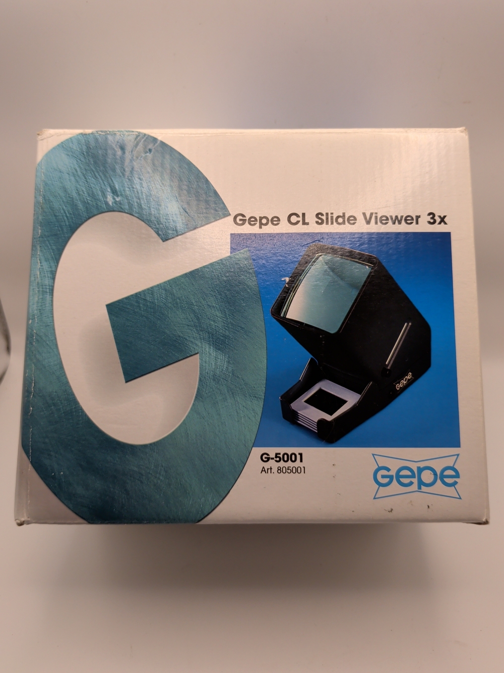 Gepe CL Slide Viewer 3x G-5001 Vintage Slide Magnifier Photo Viewer (I)
